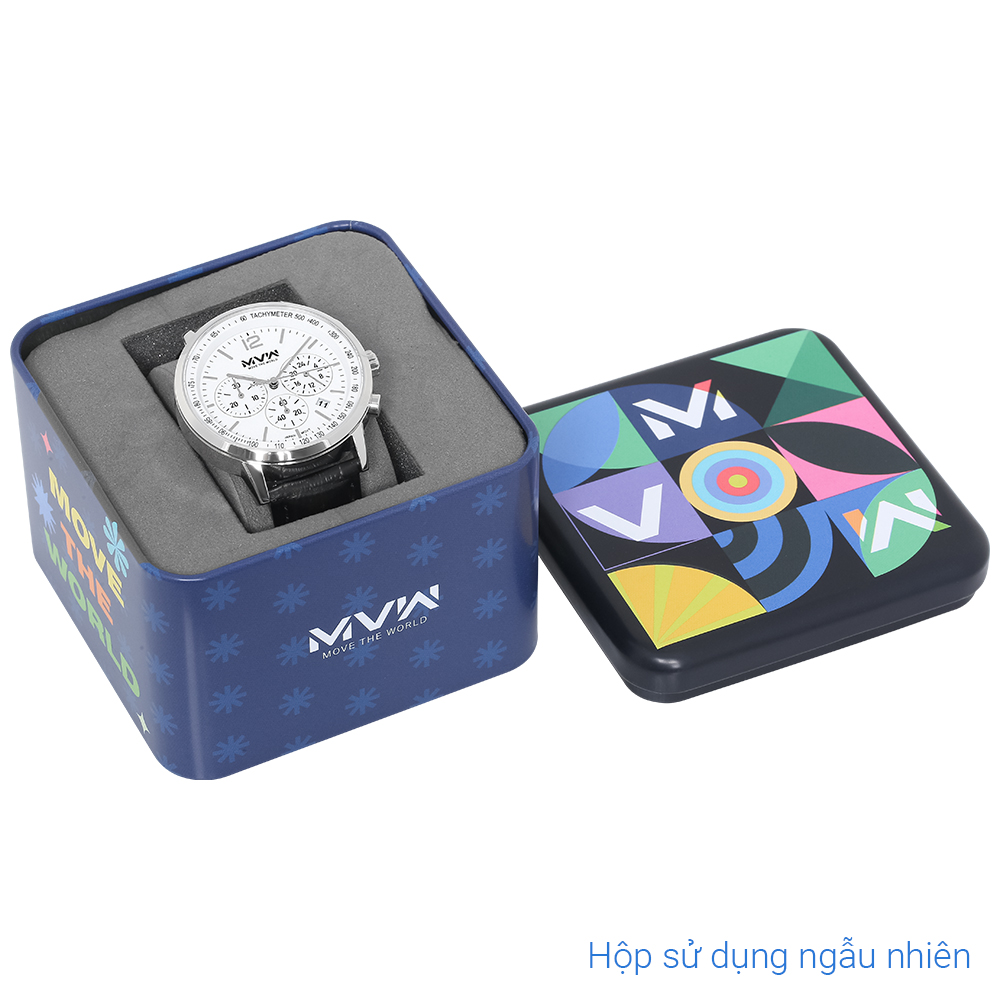 Đồng hồ MVW Sport 41 mm Nam ML089-02 Màu Đen
