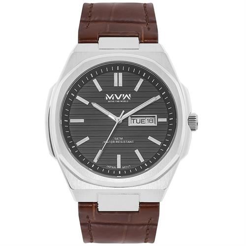 Đồng hồ MVW 43 mm Nam ML091-01 Màu Nâu