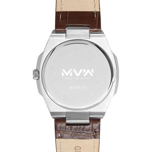 Đồng hồ MVW 43 mm Nam ML091-01 Màu Nâu