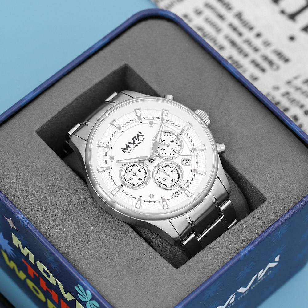 Đồng hồ MVW Sport 43 mm Nam MS099-01