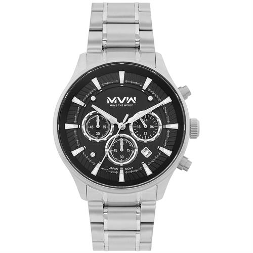 Đồng hồ MVW Sport 43 mm Nam MS099-02 Màu Bạc