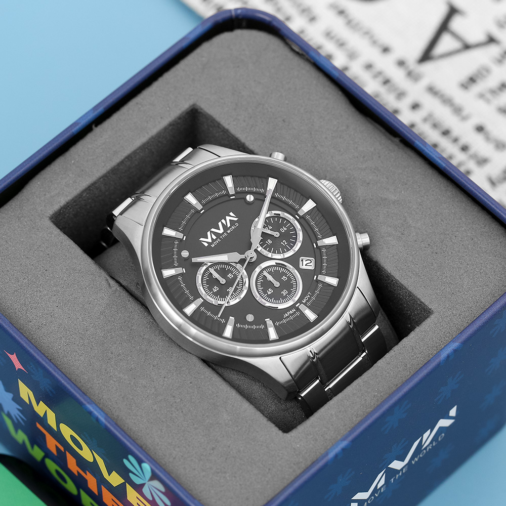 Đồng hồ MVW Sport 43 mm Nam MS099-02