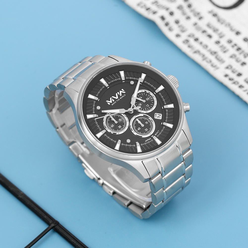 Đồng hồ MVW Sport 43 mm Nam MS099-02