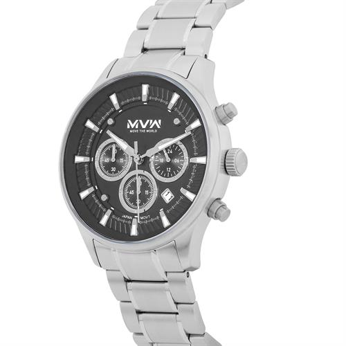 Đồng hồ MVW Sport 43 mm Nam MS099-02 Màu Bạc