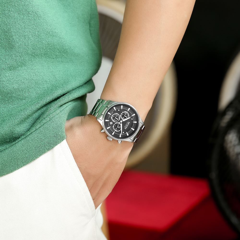 Đồng hồ MVW Sport 43 mm Nam MS099-02