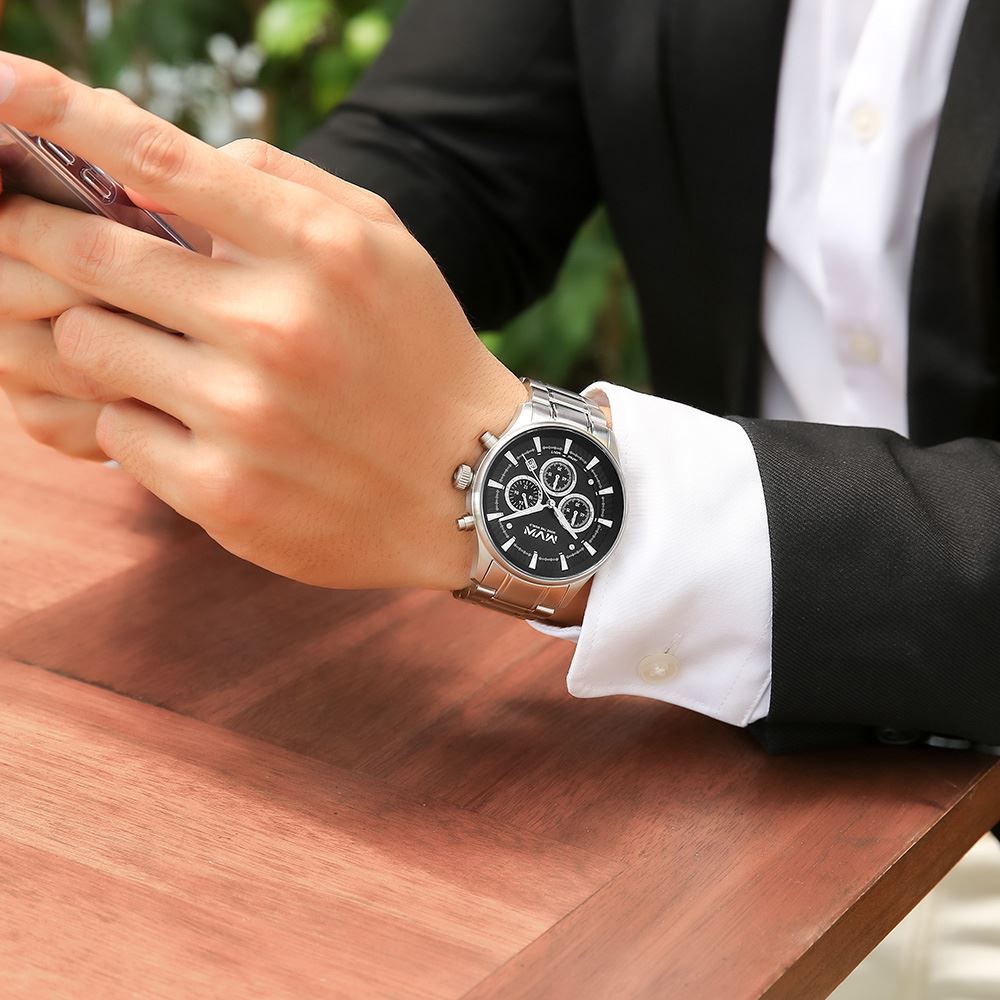 Đồng hồ MVW Sport 43 mm Nam MS099-02