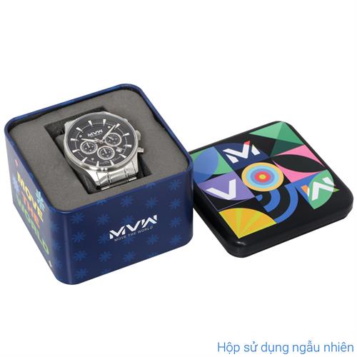 Đồng hồ MVW Sport 43 mm Nam MS099-02 Màu Bạc