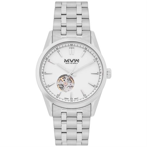 Đồng hồ MVW Star 41 mm Nam MSA102-01 Màu Bạc