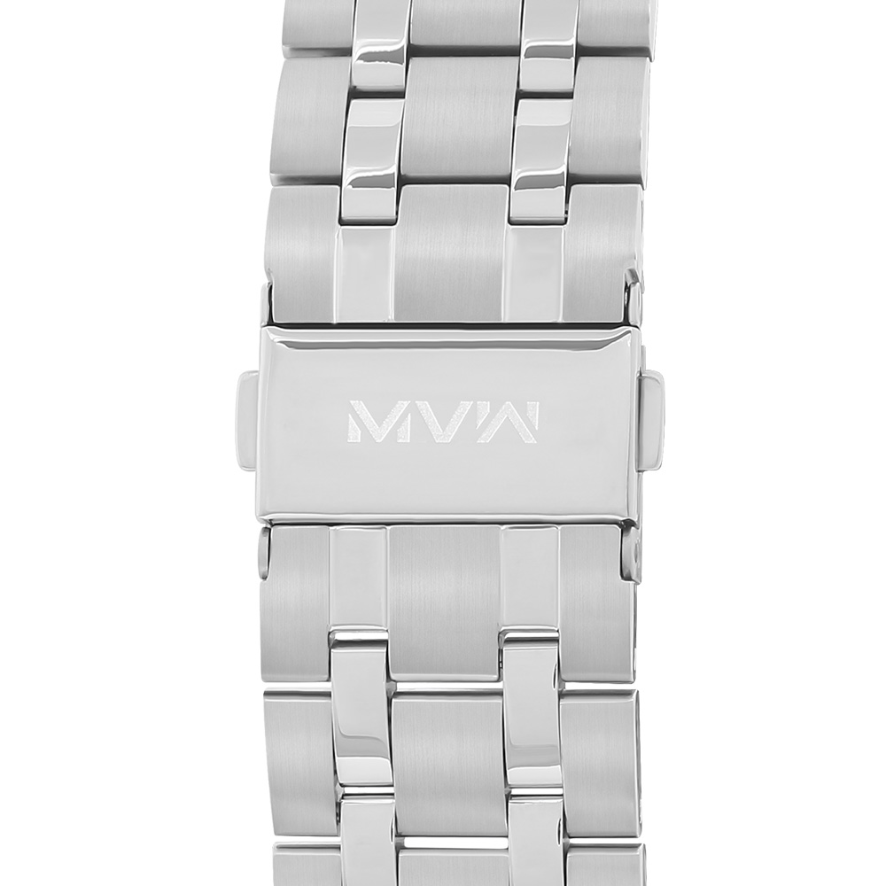 Đồng hồ MVW Star 41 mm Nam MSA102-01 Màu Bạc