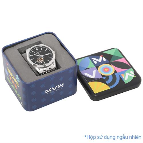 Đồng hồ MVW Star 41 mm Nam MSA102-02 Màu Bạc