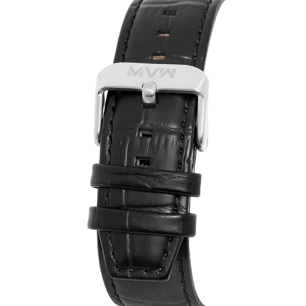 Đồng hồ MVW Star 41 mm Nam MLA093-01 Màu Đen