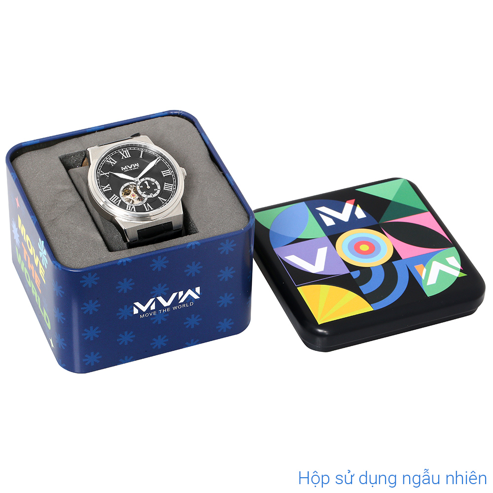 Đồng hồ MVW Star 41 mm Nam MLA093-01 Màu Đen