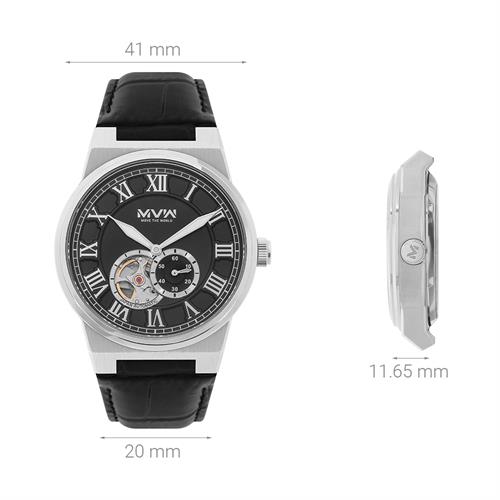 Đồng hồ MVW Star 41 mm Nam MLA093-01 Màu Đen