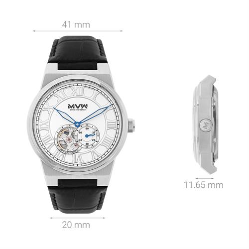 Đồng hồ MVW Star 41 mm Nam MLA093-02 Màu Đen