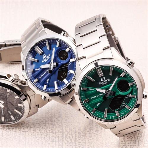 Đồng hồ Edifice Casio 45.5 mm Nam EFV-C120D-3ADF Màu Bạc