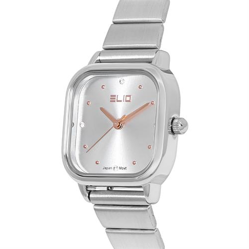 Đồng hồ Elio Elegant Lady 26 mm Nữ ES163-01 Màu Bạc