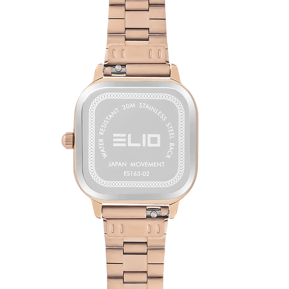 Đồng hồ Elio Elegant Lady 26 mm Nữ ES163-02 Màu Vàng Hồng