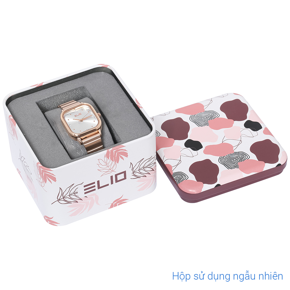 Đồng hồ Elio Elegant Lady 26 mm Nữ ES163-02 Màu Vàng Hồng