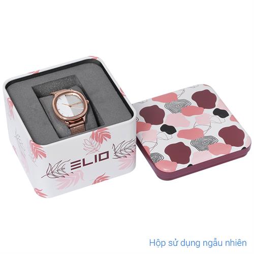 Đồng hồ Elio Elegant Lady 28 mm Nữ ES164-01 Màu Vàng Hồng
