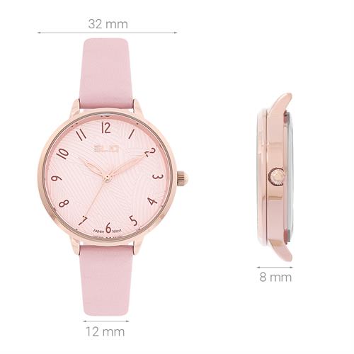 Đồng hồ Elio 32 mm Nữ EL149-01 Màu Hồng