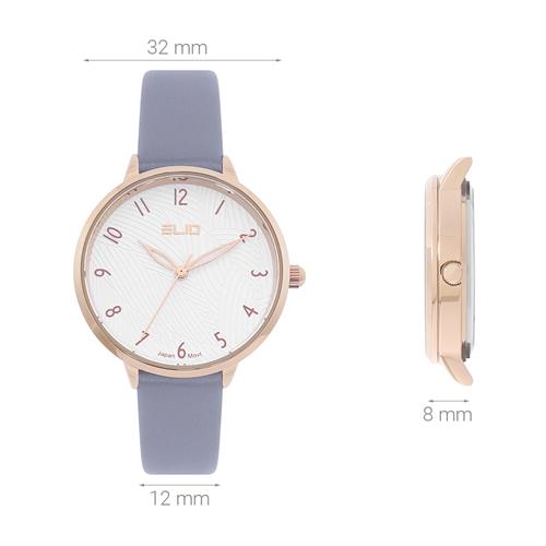 Đồng hồ Elio 32 mm Nữ EL149-02 Màu Tím