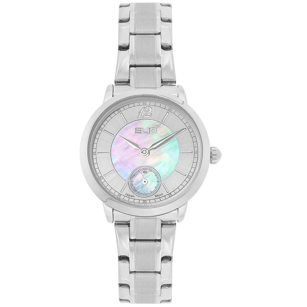 Đồng hồ Elio Sunshine 29 mm Nữ ES165-01 Màu Bạc