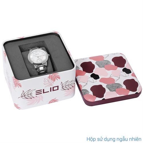 Đồng hồ Elio Sunshine 29 mm Nữ ES165-01 Màu Bạc