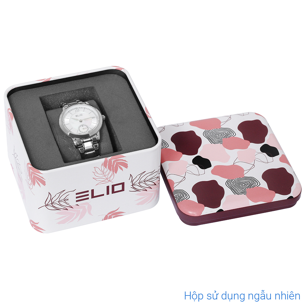 Đồng hồ Elio Sunshine 29 mm Nữ ES165-01 Màu Bạc