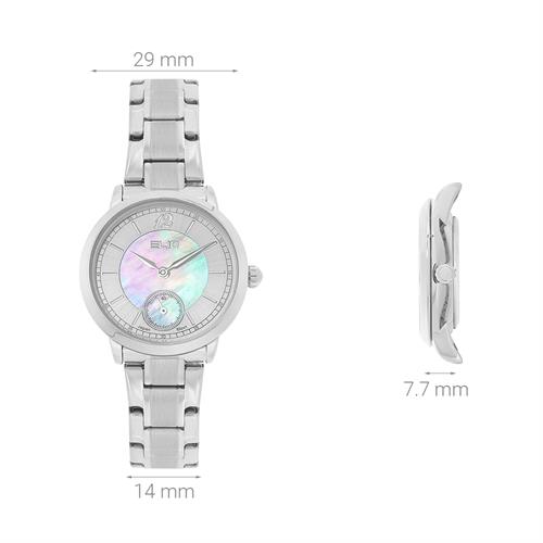 Đồng hồ Elio Sunshine 29 mm Nữ ES165-01 Màu Bạc