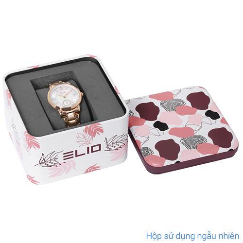 Đồng hồ Elio Sunshine 29 mm Nữ ES165-02 Màu Vàng Hồng