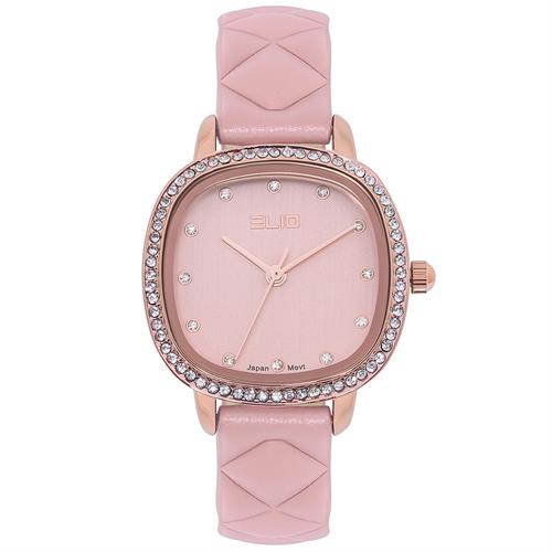 Đồng hồ Elio Elegant Lady 28 mm Nữ EL145-02 Màu Hồng