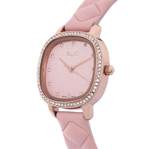 Đồng hồ Elio Elegant Lady 28 mm Nữ EL145-02 Màu Hồng