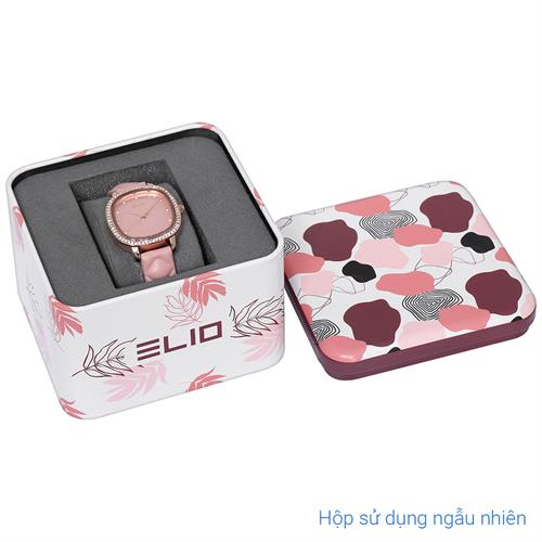 Đồng hồ Elio Elegant Lady 28 mm Nữ EL145-02 Màu Hồng