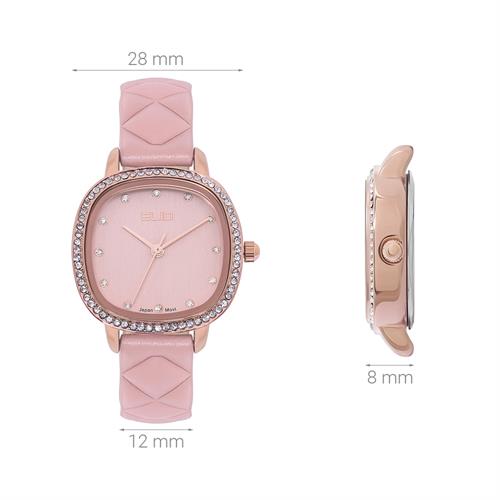 Đồng hồ Elio Elegant Lady 28 mm Nữ EL145-02 Màu Hồng