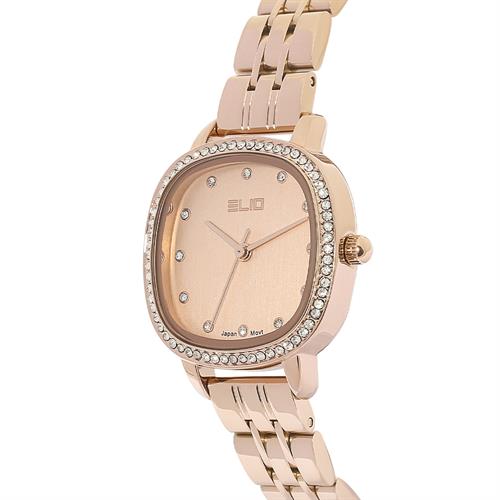 Đồng hồ Elio Elegant Lady 28 mm Nữ ES166-01 Màu Vàng Hồng