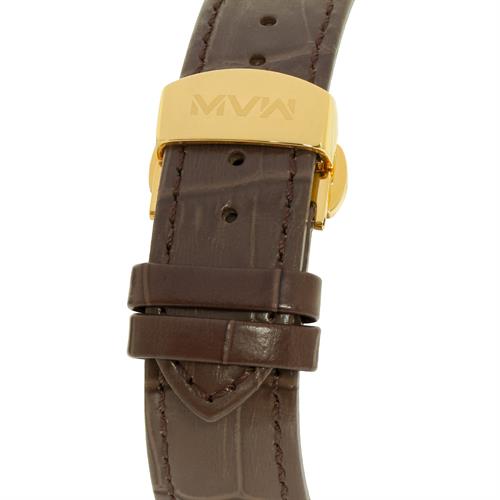 Đồng hồ MVW 42 mm Nam ML048-01N Màu Nâu