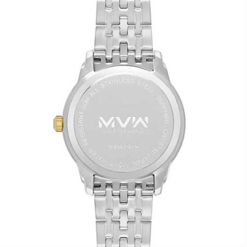 Đồng hồ MVW 41 mm Nam MS062-01N Màu Bạc
