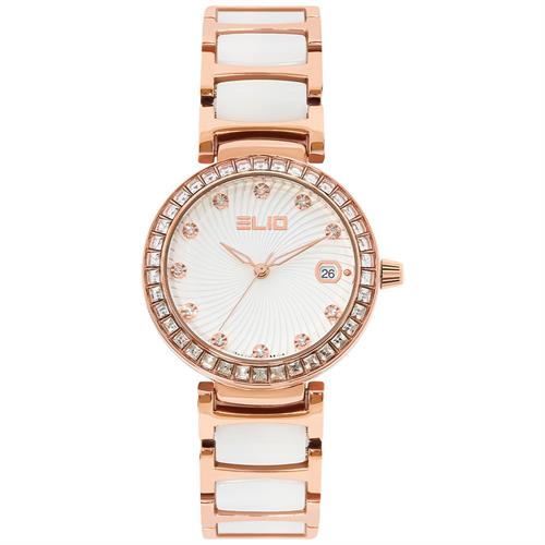 Đồng hồ Elio 34 mm Nữ ES168-02 Màu Vàng Hồng