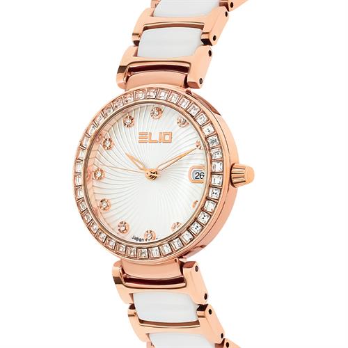 Đồng hồ Elio 34 mm Nữ ES168-02 Màu Vàng Hồng