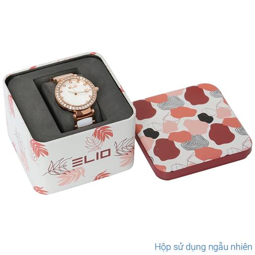 Đồng hồ Elio 34 mm Nữ ES168-02 Màu Vàng Hồng