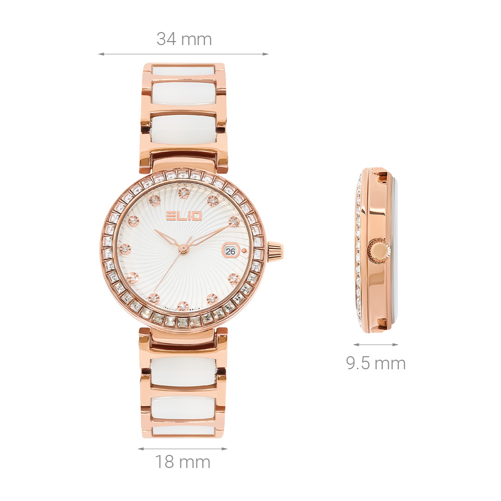 Đồng hồ Elio 34 mm Nữ ES168-02 - 6