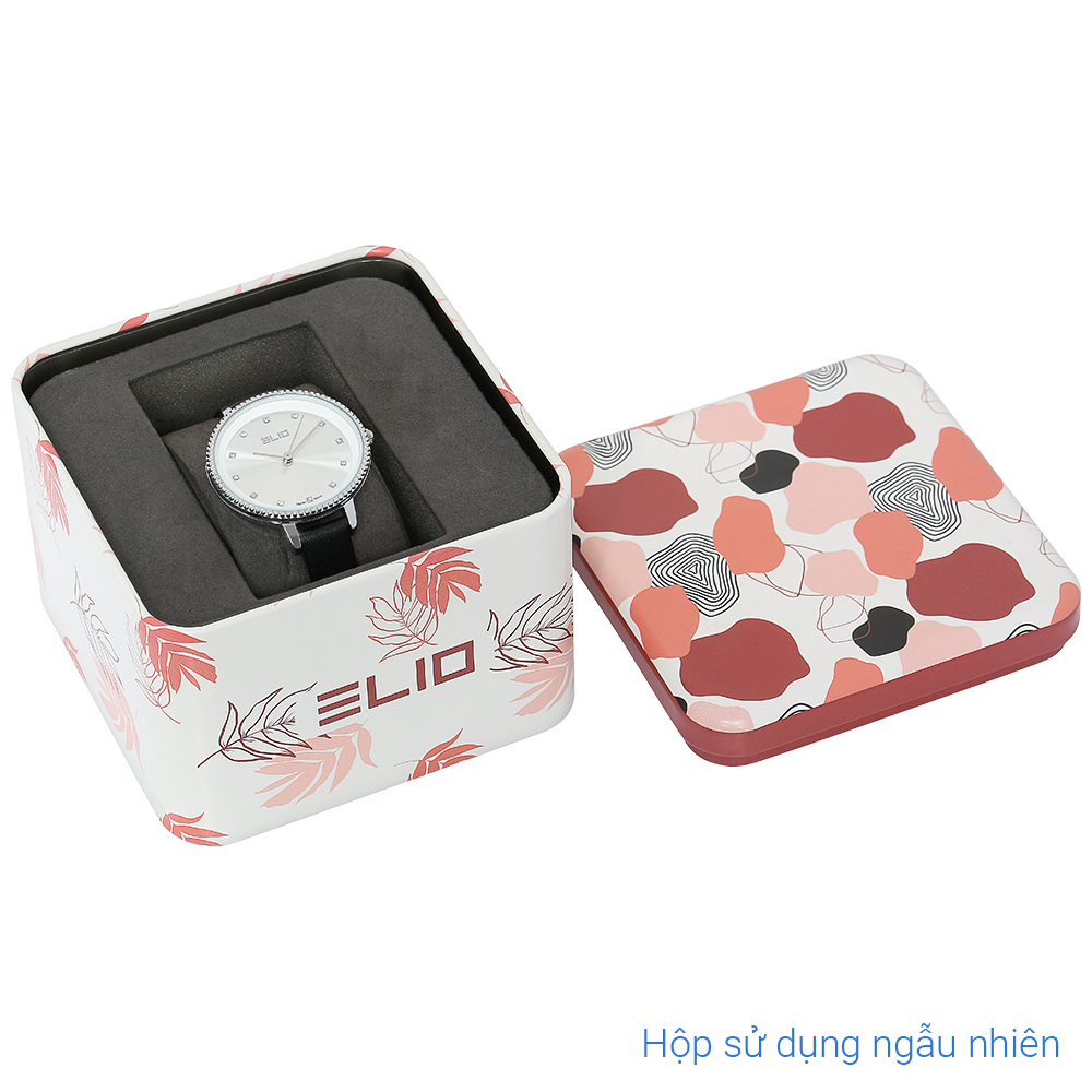 Đồng hồ Elio Starlight 32 mm Nữ EL146-01 Màu Đen