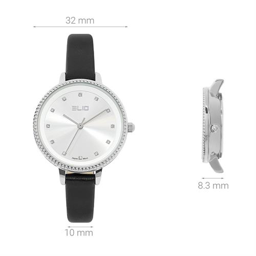 Đồng hồ Elio Starlight 32 mm Nữ EL146-01 Màu Đen