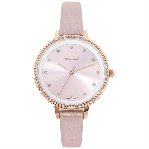 Đồng hồ Elio Starlight 32 mm Nữ EL146-02 Màu Hồng