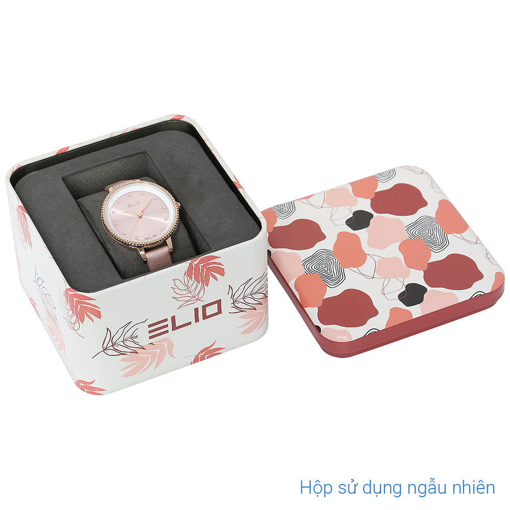 Đồng hồ Elio Starlight 32 mm Nữ EL146-02 Màu Hồng