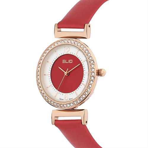 Đồng hồ Elio Xmas 32 mm Nữ EL147-01 Màu Đỏ
