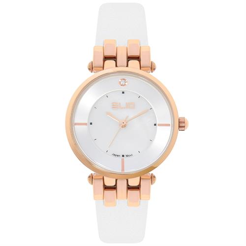Đồng hồ Elio 28 mm Nữ EL148-01 Màu Trắng