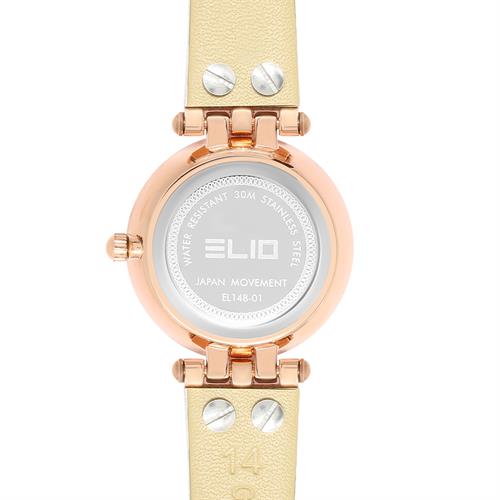 Đồng hồ Elio 28 mm Nữ EL148-01 Màu Trắng