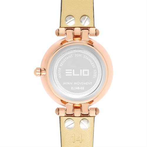 Đồng hồ Elio 28 mm Nữ EL148-02 Màu Đen