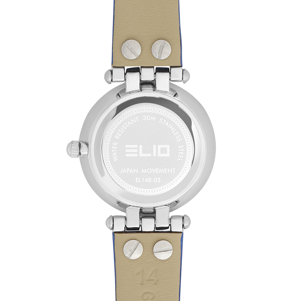 Đồng hồ Elio 28 mm Nữ EL148-03 Màu Xanh Dương
